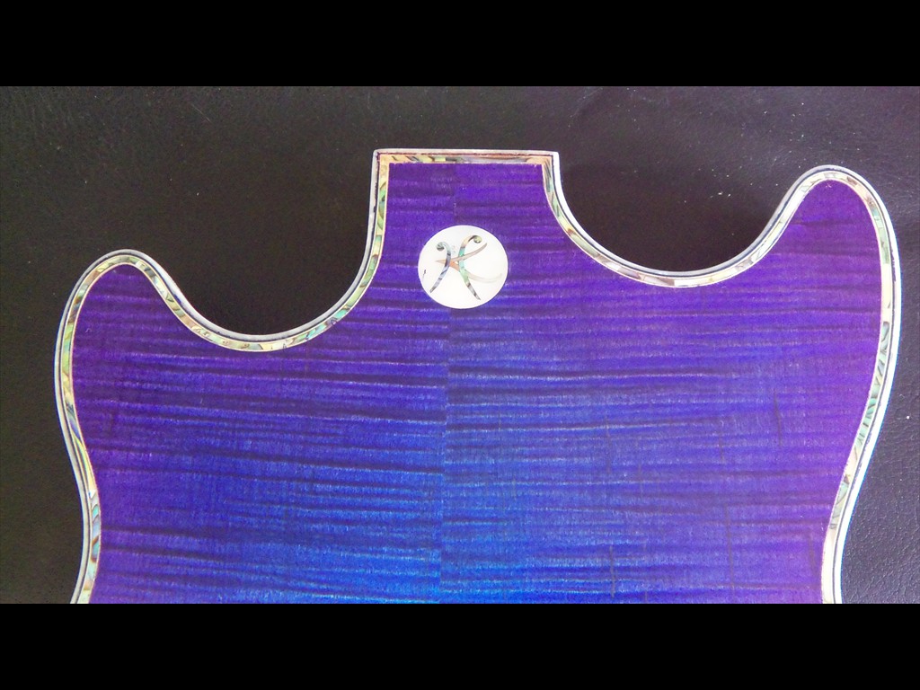 Firebolt in Blue/Purple burst on Curly Eastern Maple
